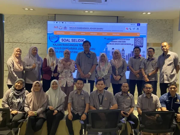 Israk Solutions Technology Update for Johor Bahru City Council showcasing Smart Meeting Room and LED Command Centre solutions