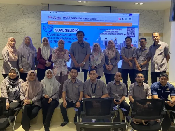 Israk Solutions Technology Update for Johor Bahru City Council showcasing Smart Meeting Room and LED Command Centre solutions