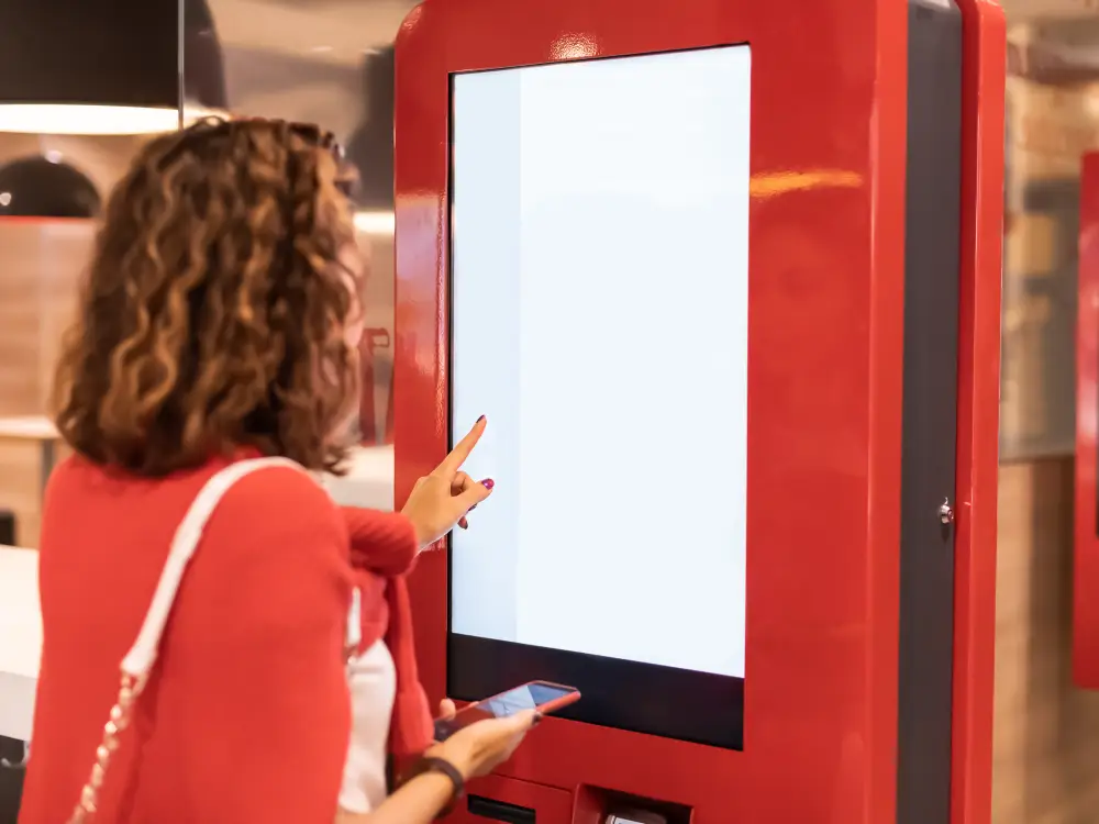 interactive self service kiosk arvia