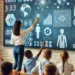 Interactive smartboard in a modern classroom