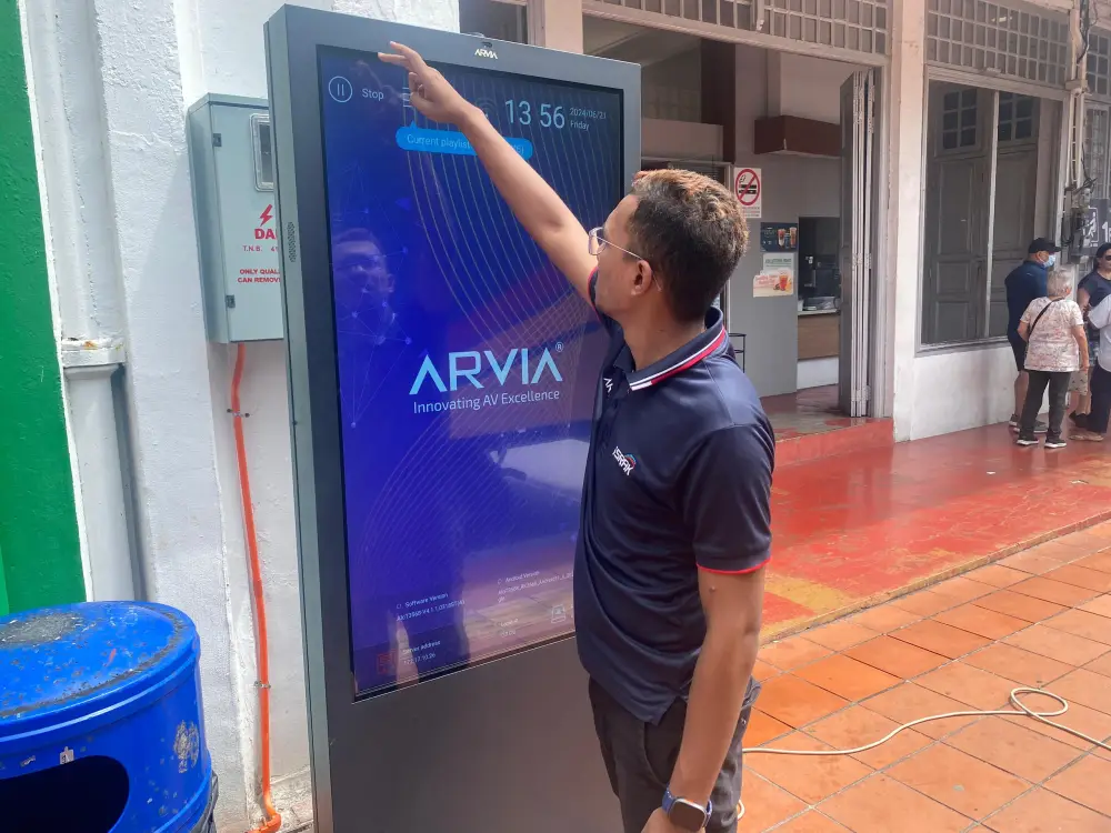 Enhancing Historical Melaka with Arvia Outdoor Kiosks – OUT107