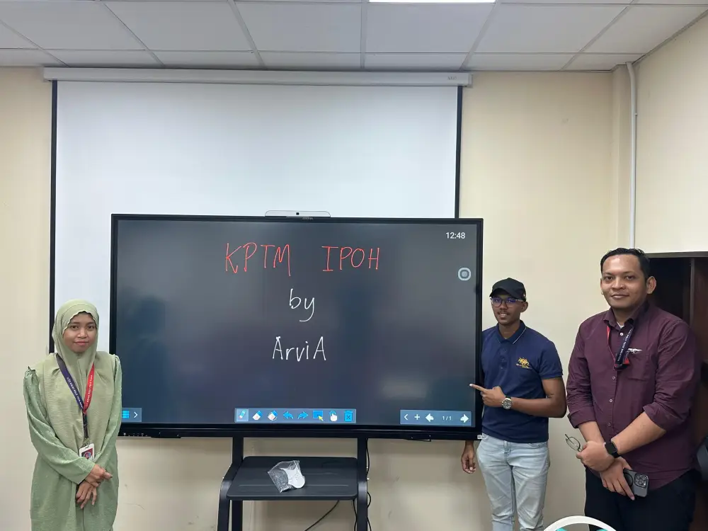 Successful Deployment of 9 Units of Dual OS Smartboards and AI-Driven ARV4800 Cameras to KPTM & UPTM