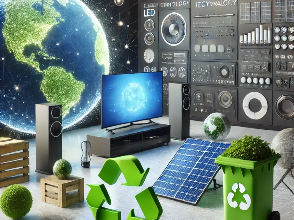 Sustainability in the AV industry with energy-efficient AV equipment.